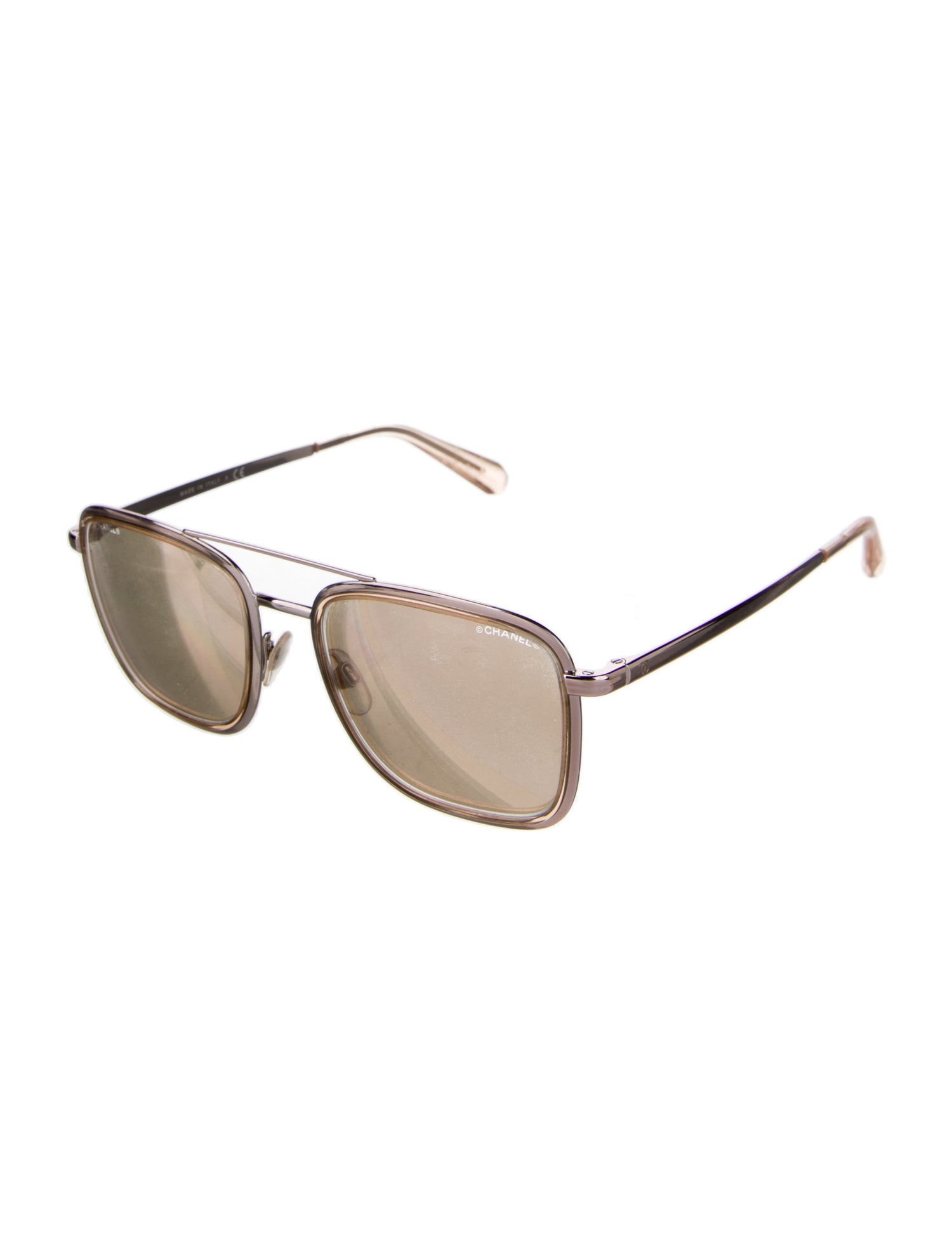 Chanel Aviator Mirrored Sunglasses